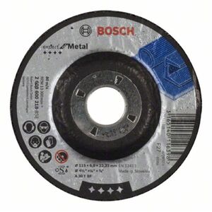 Bosch tiszt&iacute;t&oacute;korong f&eacute;mhez 115x6.0mm A 30 T BF hajl&iacute;tott